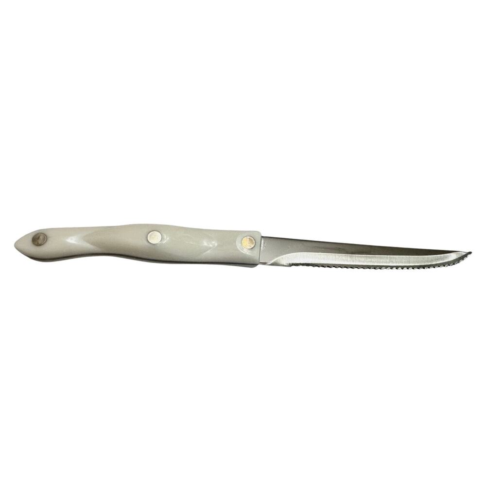 Cutco 1721 KQ Trimmer Knife Pearl White Handle Double-D Edge USA + Sleeve - Picture 3 of 4